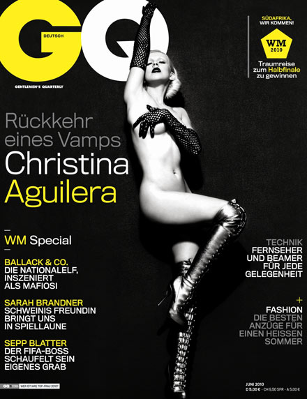 Christina Aguilera GQ groß