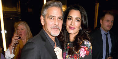 Clooney: 'Putze jetzt Kotze von Zwillingen weg'
