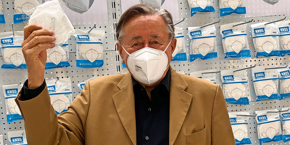 59 Cent: Preis-Schlacht um FFP2-Masken | Lugner