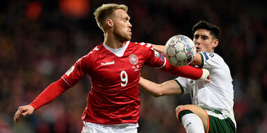 Dänemark gegen Irland endet torlos