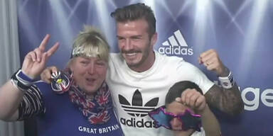 Beckham überrascht Olympia-Fans