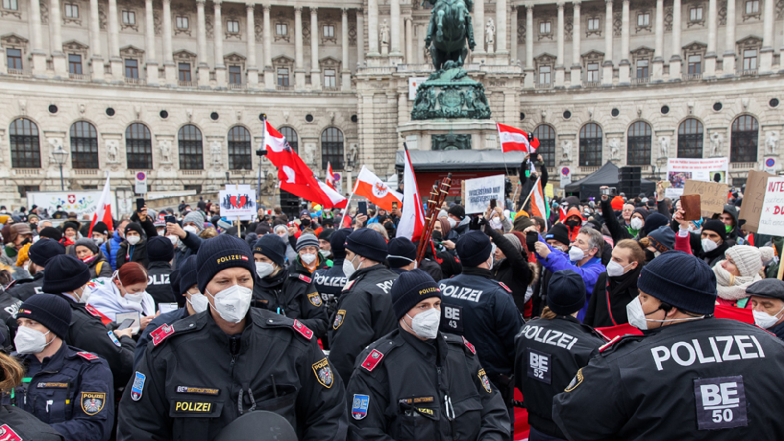 40.000 Bei Corona-Protest