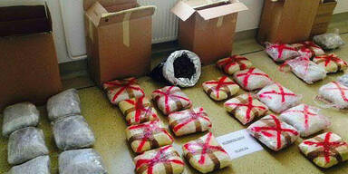 32 Kilo Haschisch in der Wohnung