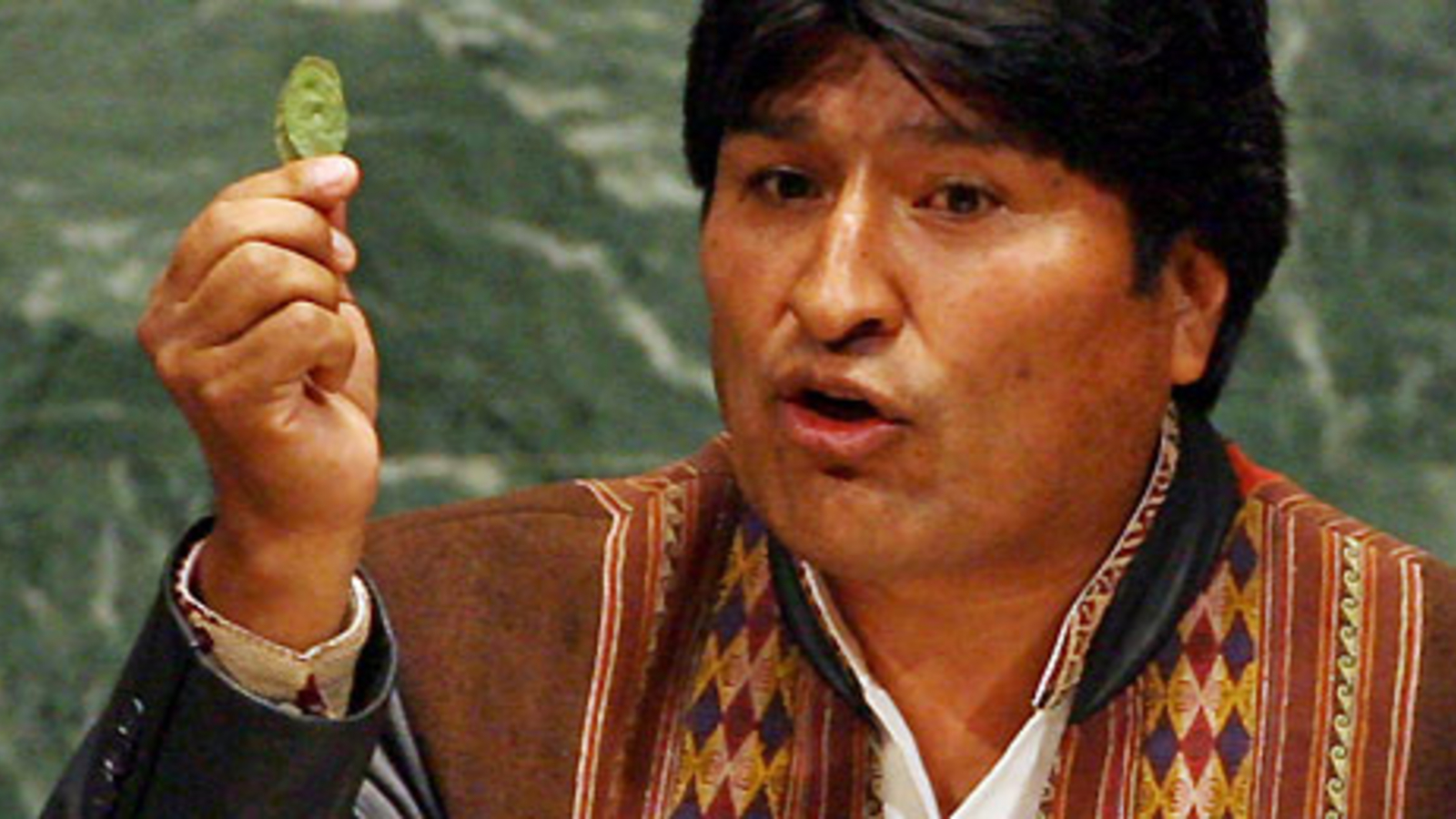 Morales auf dem Weg ins Exil in Mexiko