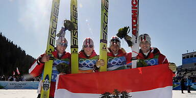 Springer-Quartett bekam Goldmedaillen überreicht