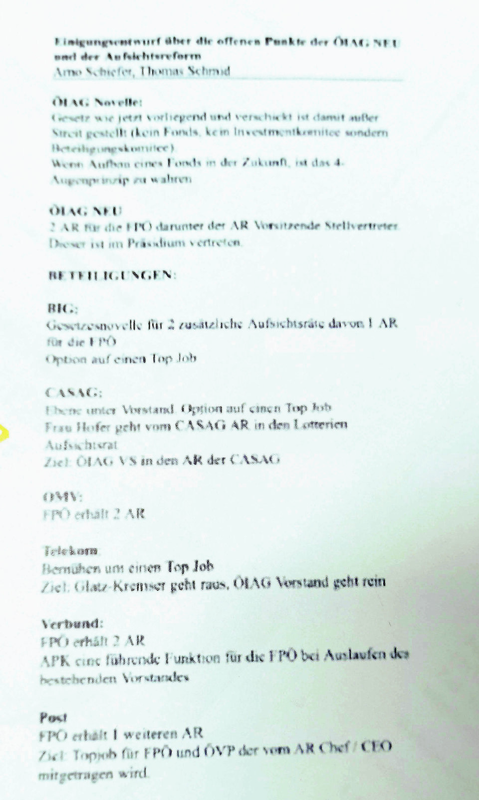 Einigung