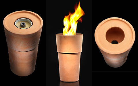 Flammentöpfe Siena