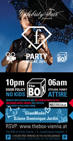Flyer 20.11 Fashion TV Party in The Box