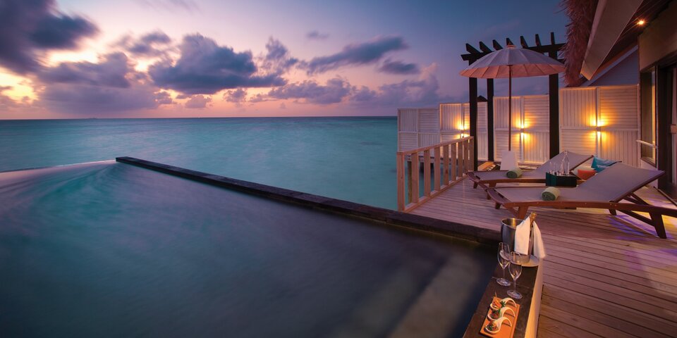 Perfekt für den Sonnenuntergang im Ozen Life Maadhoo.