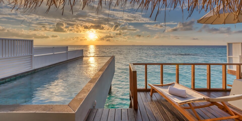 Perfekt für den Sonnenuntergang im Ozen Life Maadhoo.