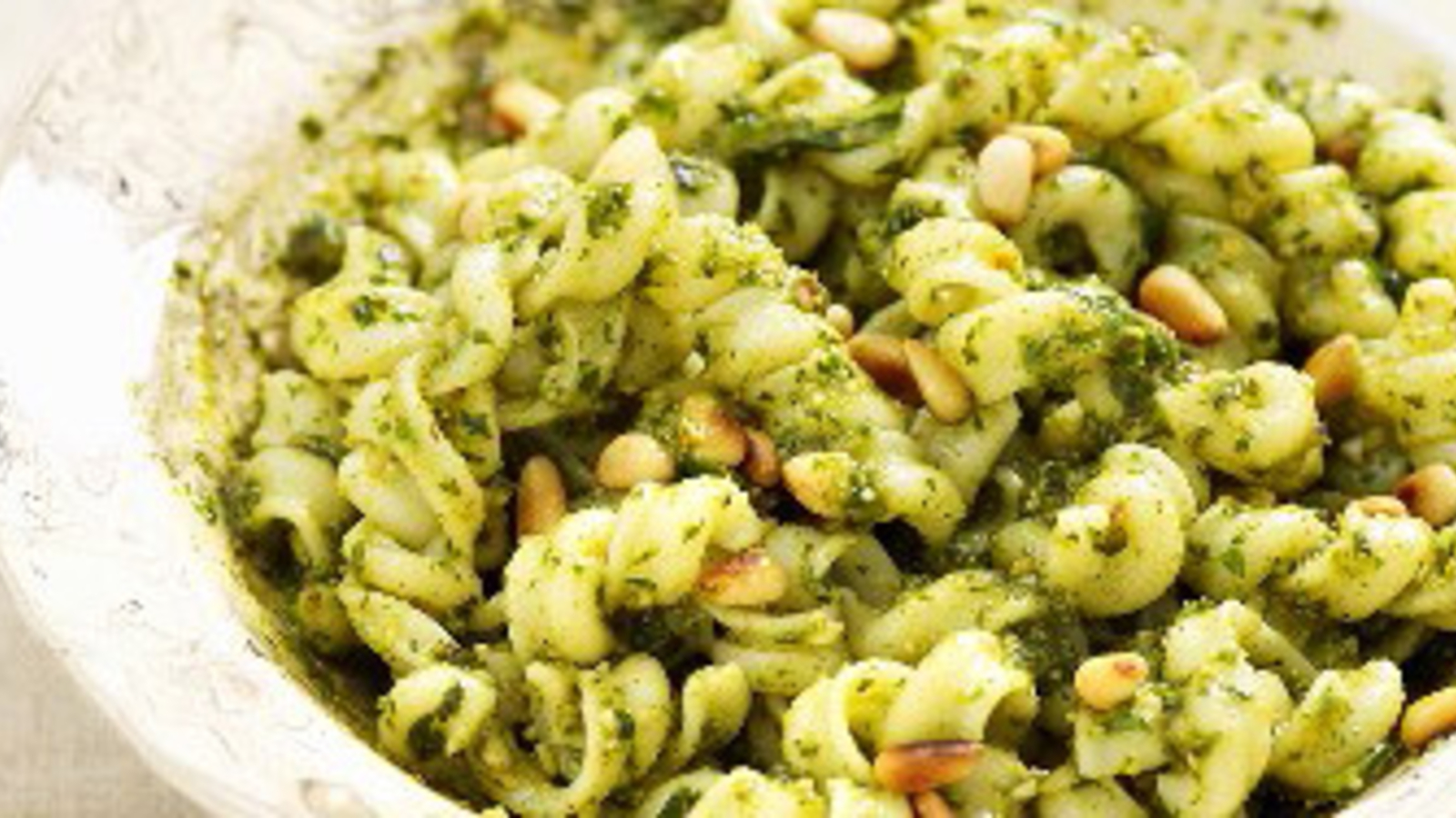 Fusilli mit Pesto