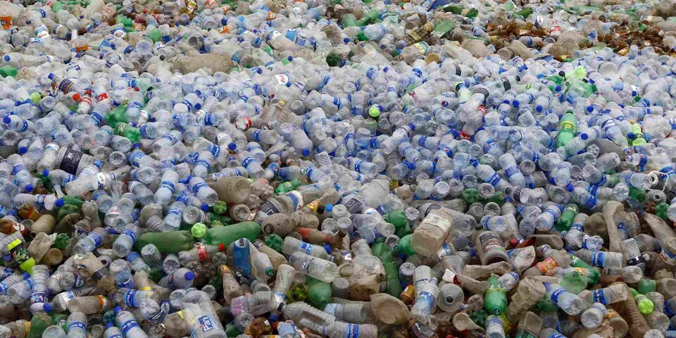 Plastikflaschen Abfall