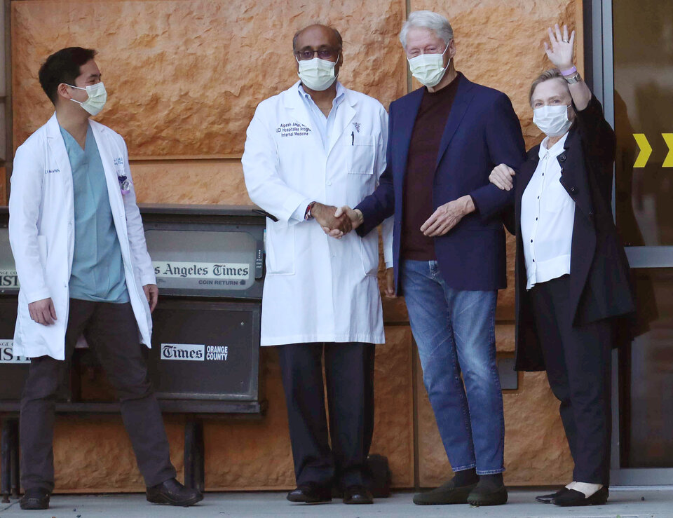 Bill Clinton aus Krankenhaus entlassen