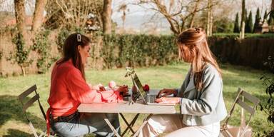 Home Office im Garten