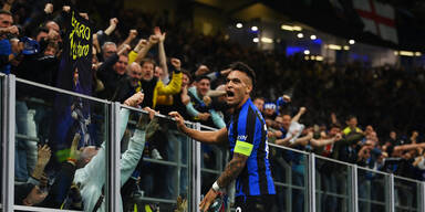 1:0 - Martinez schießt Inter im Derby gegen AC Milan ins Champions League Finale