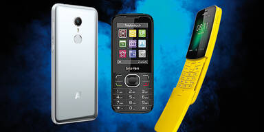 Handys A1, bananen Nokia