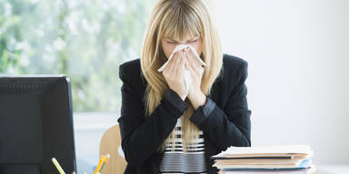 Grippe Büro Krank Arbeitsplatz Coronavirus