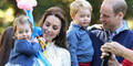Herzogin Kate & Prinz William mit George und Charlotte