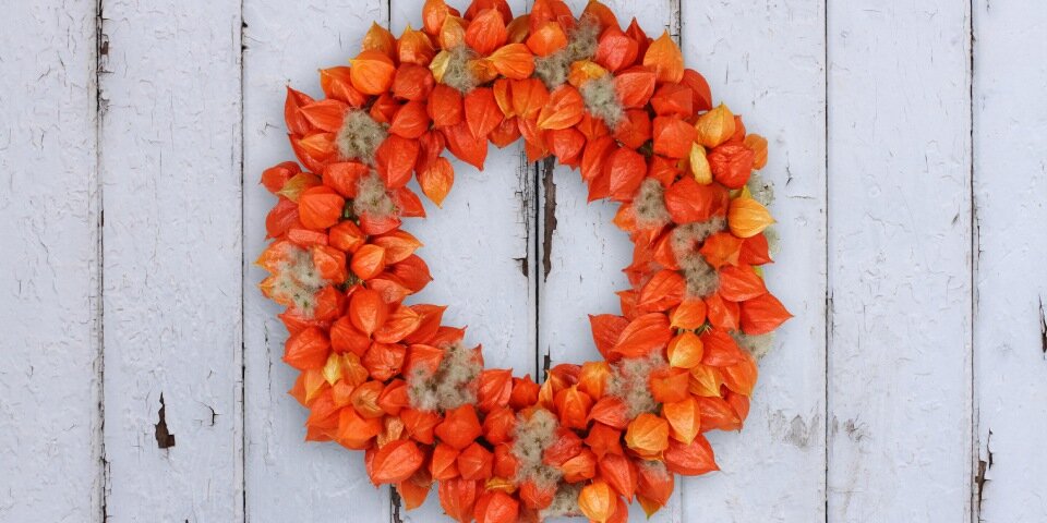 Herbst Blumenkranz