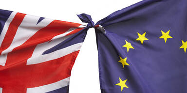 Brexit EU Flaggen Großbritannien England Europa