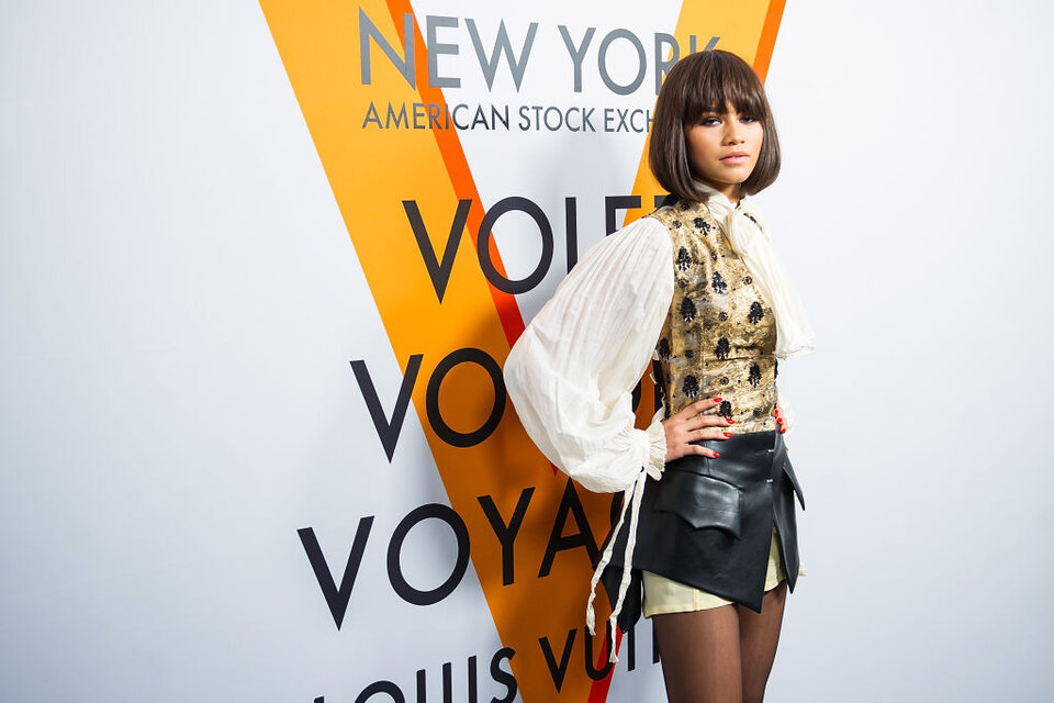 Zendaya bei der Eröffnung der Louis Vuitton Exhibition in New York.