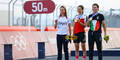 Medaillengewinner des Damen-Straßenrennens bei Olympia 2020