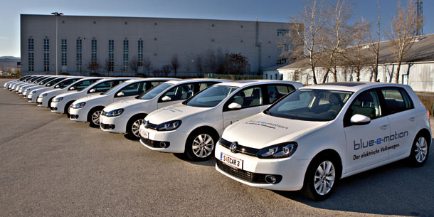 VW testet den Elektro-Golf in Österreich