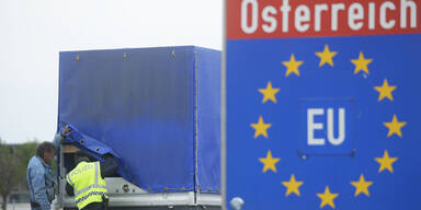 Grenzkontrolle Nickelsdorf Schlepper