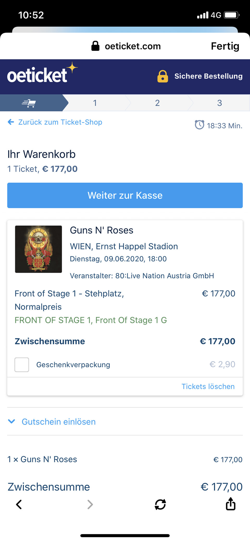 Guns N‘ Roses: Konzertverbot, aber Ticketverkauf