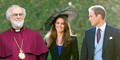 Erzbischof von Canterbury Rowan Williams / Kate Middleto & Prinz William