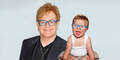 Elton John + Baby (Fotomontage)