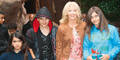 Frauke Ludowig mit den Kindern von Michael Jackson. Blanket (9, li.), Prince (14) und Paris (13, re.)
