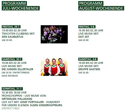 Hallwanger Waldfest