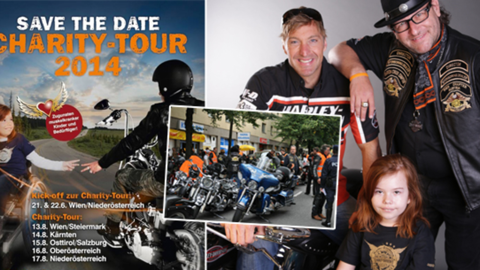 HarleyDavidson auf CharityTour oe24.at
