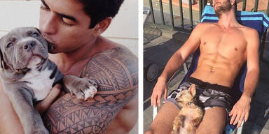 Hot Dudes with Dogs