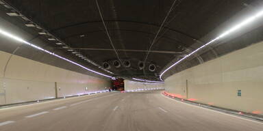 Probe im Lieferinger Tunnel