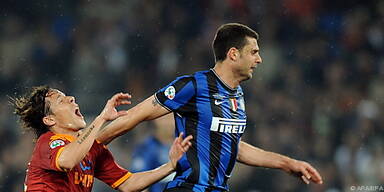 Inter und Roma im Zielsprint