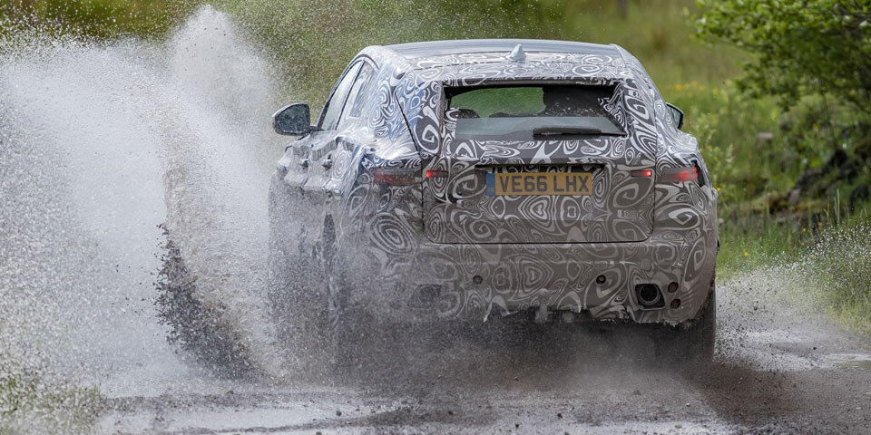 Jaguar E-Pace Prototypen im finalen Härtetest