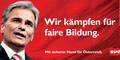 SPÖ: 4.500 neue Faymann-Plakate