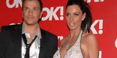 Katie Price, Peter Andre red carpet OK! party