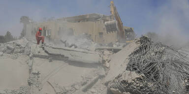 Libyen Bombenangriff Trümmer