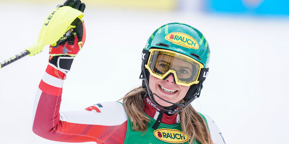Außenseiterrolle: Katharina Liensberger jagt ihrem Traum vom Slalom-Kristall hinterher