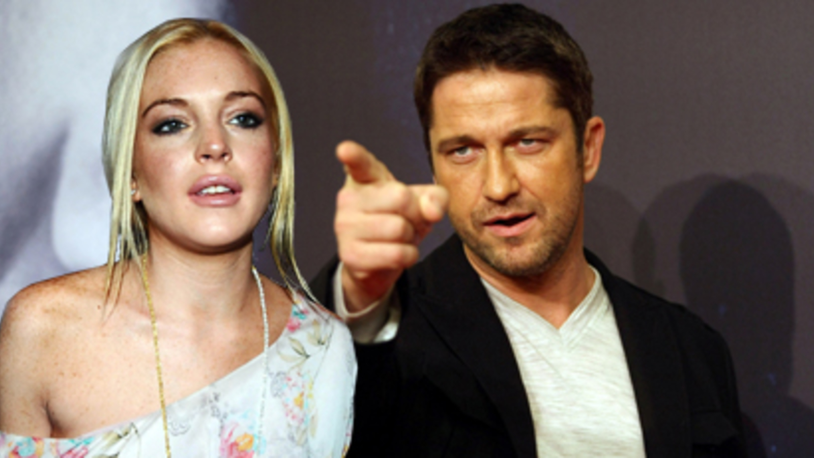 Gerard Butler Knutscht Mit Lindsay Lohan