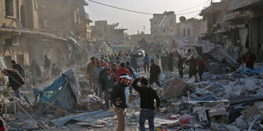 Luftangriff Syrien Atareb