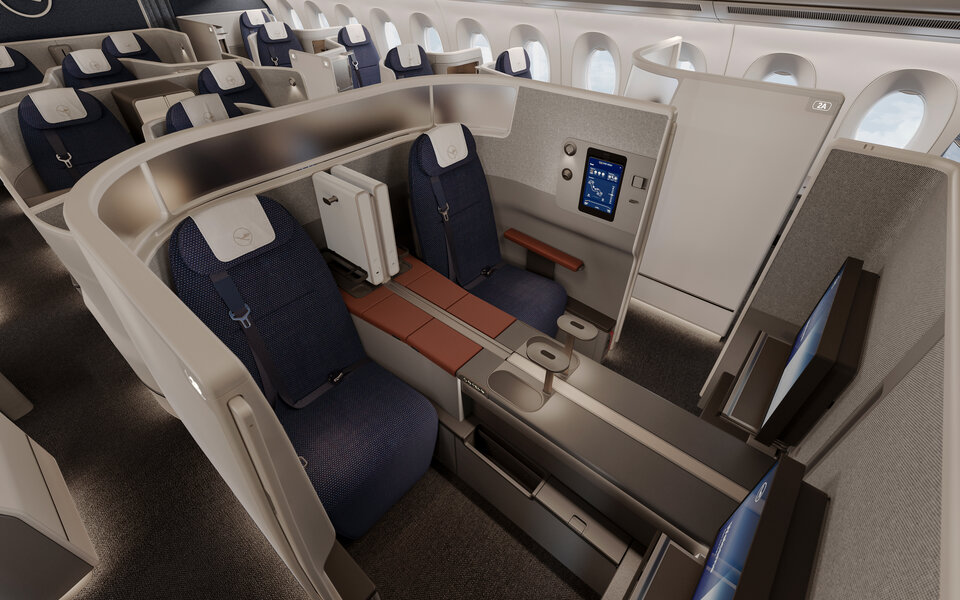 Lufthansa Doppelbett