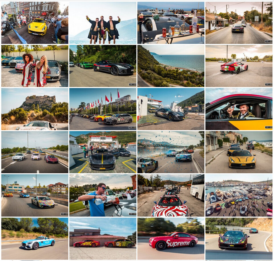 Luxusauto-Rallye machte Halt in Wien