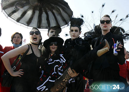Life Ball Stars in Wien gelandet