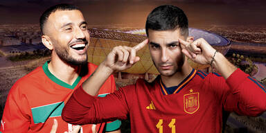 Spanien gegen Marokko