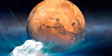 Super-Komet "besucht" den Mars