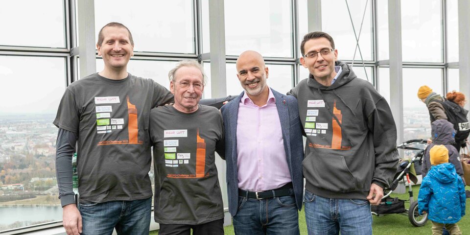 Martin Gütlbauer, Eberhard Jordan, Prim. Priv.-Doz. Dr. Arschang Valipour, Dr. Milos Petrovic